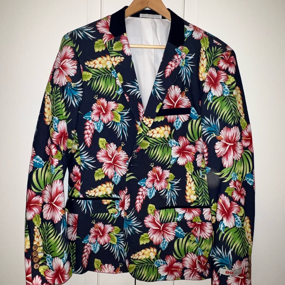 Floral blazer